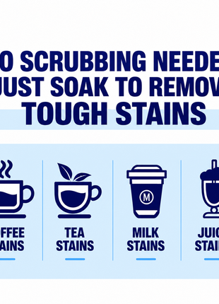 Tea Stain Remover Tablets – Fully Automatic Cleaning for Cups, Mugs, Tea Pots, Fabric & Utensils (Food Grade) Pack Of 30