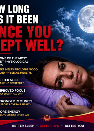 Sleep Aid Tea |Melatonin production| 100% Natural Traditional Chinese – For Men and Women  | Caffeine Free, Sugar Free, Vegan | 2000-Year Chinese Herbal Recipe | 30 Tea Bags