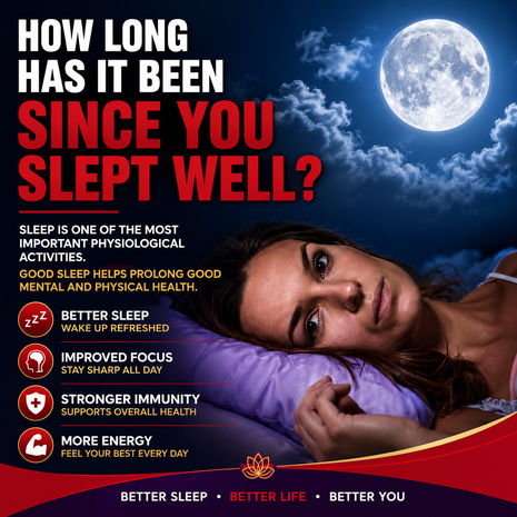 Sleep Aid Tea |Melatonin production| 100% Natural Traditional Chinese – For Men and Women  | Caffeine Free, Sugar Free, Vegan | 2000-Year Chinese Herbal Recipe | 30 Tea Bags